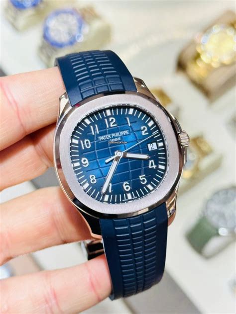 patek philippe 24 blue dial|Patek Philippe aquanaut 5168g price.